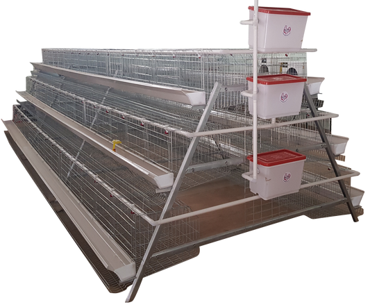 Commercial egg laying cage